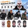 Windproof Balaclava Ski Mask 3D Printed Neck Gaiter Novelty Face Cover  Skiing