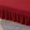 Skirt-Style Sofa Bed Cover Without Armrests Folding Simple Non-Slip Dust-Proof Sofa Cover Solid Color Modern Simplicity