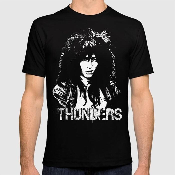 Johnny Thunders Chitarrista Cotone Nero S-234XL Unisex Camicia Classica BL258