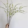 3pcs Artificial Willow Branches Faux Greenery Stems, 34.64Inch Long Stem Twig Greenery Branches Flowers for Tall Vase Home Wedding Office Decor