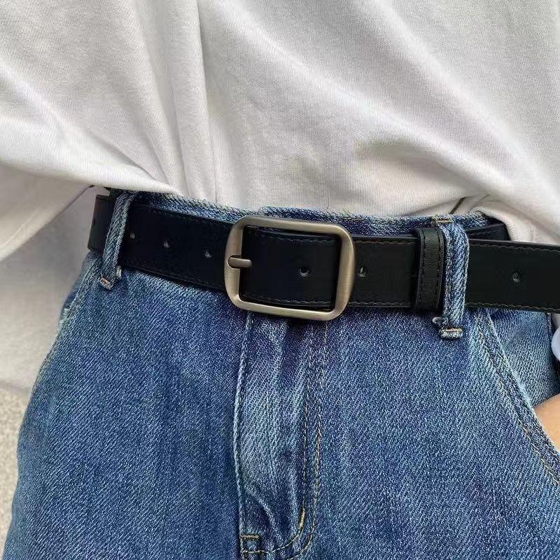 Style Chic Ins Waist Belt In Black And Brown For Youth Fashion Look Forward