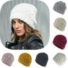 Trendy Autumn Winter Knitted Hat For Women Featuring Unique Check Pattern In Multiple Colors