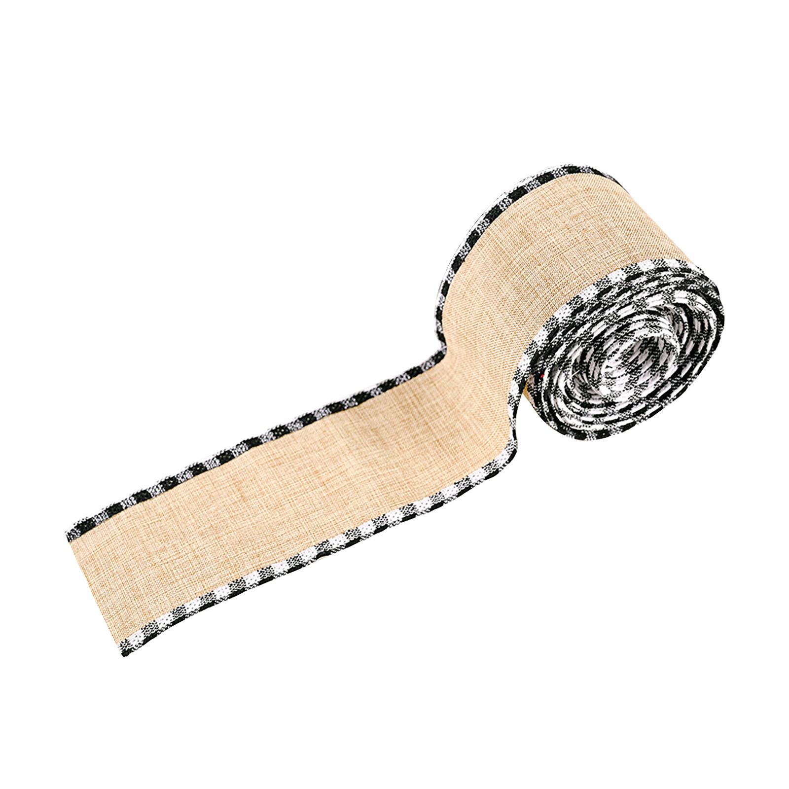 

Рождественская окантовка, лента в клетку, рождественские украшения, бант, декоративная лента