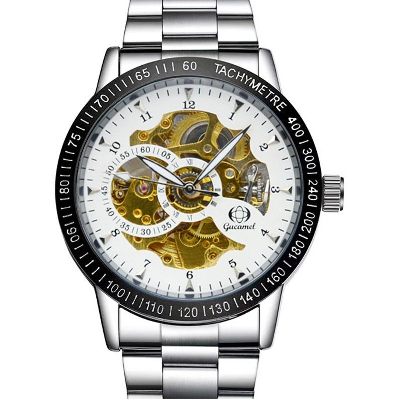 Automatic Mechanical Watch Men, Business Hollow Fashion Men's Automatic Mechanical Watch, Mechanical Men's Watch