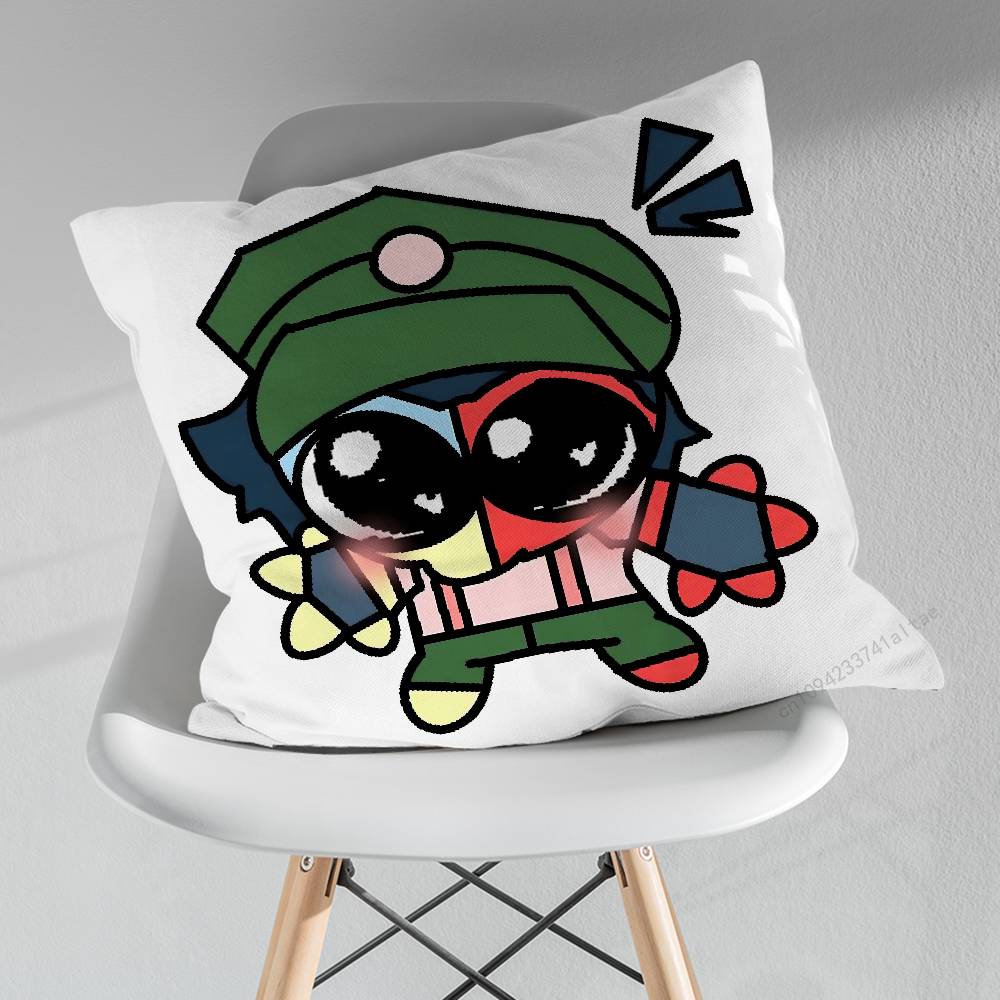 EENA Game DDream BBBQ Pillowcase for Sofa Room Office Decor Printing Merchandise AllMatch Cushion Cover