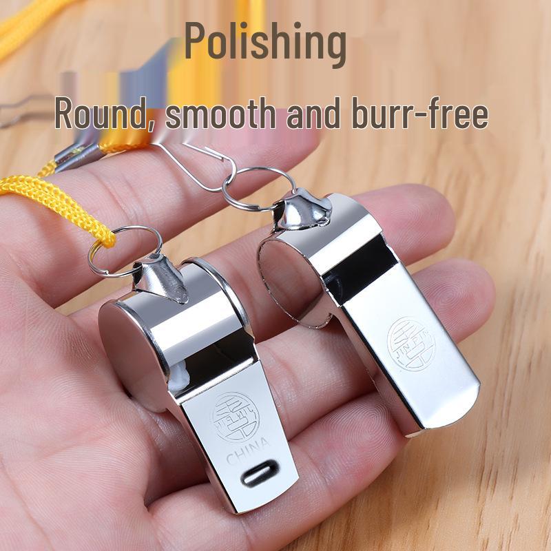 Metal Outdoor Survival & Sports Whistle - Ideal for Coaches, Referees, and Emergency Situations