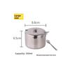 Modern Minimalist Stainless Steel Spice Jar With Handle And Spoon For Home Cooking Storage