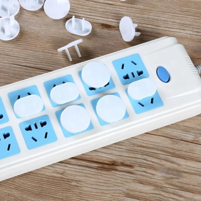 20Pcs Power Socket Electrical Outlet Plug Baby Kids Child Safety Guard Protection Counter Electric Shock Plugs Protector Cover A+