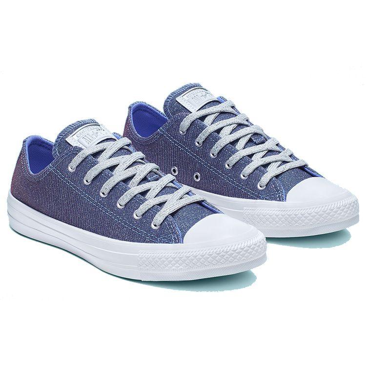 Converse Chuck Taylor All Star Starware Low Top Casual Comfortable Low-Top Canvas Shoes Women sneaker Blue 564916C