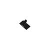 Amon Wiring Clips, Black (Cord Stickers, Cable Holders, Clips, Hooks), 19.5 x 10.0 mm, 40 pieces, 3429