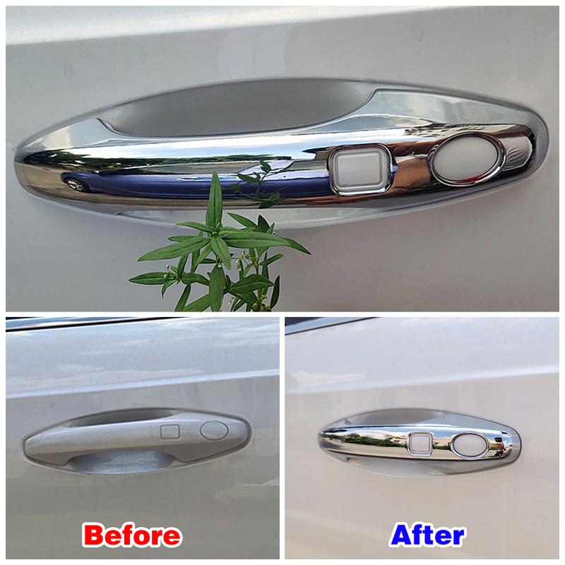 Exterior Part For Haval Jolion -2024 Car Door Handle Cover Trim Chrome Color Decorate Modify Protector Sticker Anti Scratch