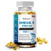 Omega-3 Fish Oil Dietary Supplement, With Vitamin C, Epa, Dha, 120 Softgels Per Bottle