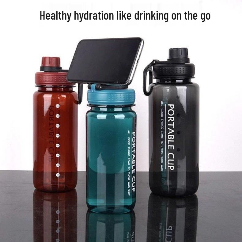 Men s Extra Large 2000ml Sports Water Bottle - Portable Outdoor Fitness Cup 600ml