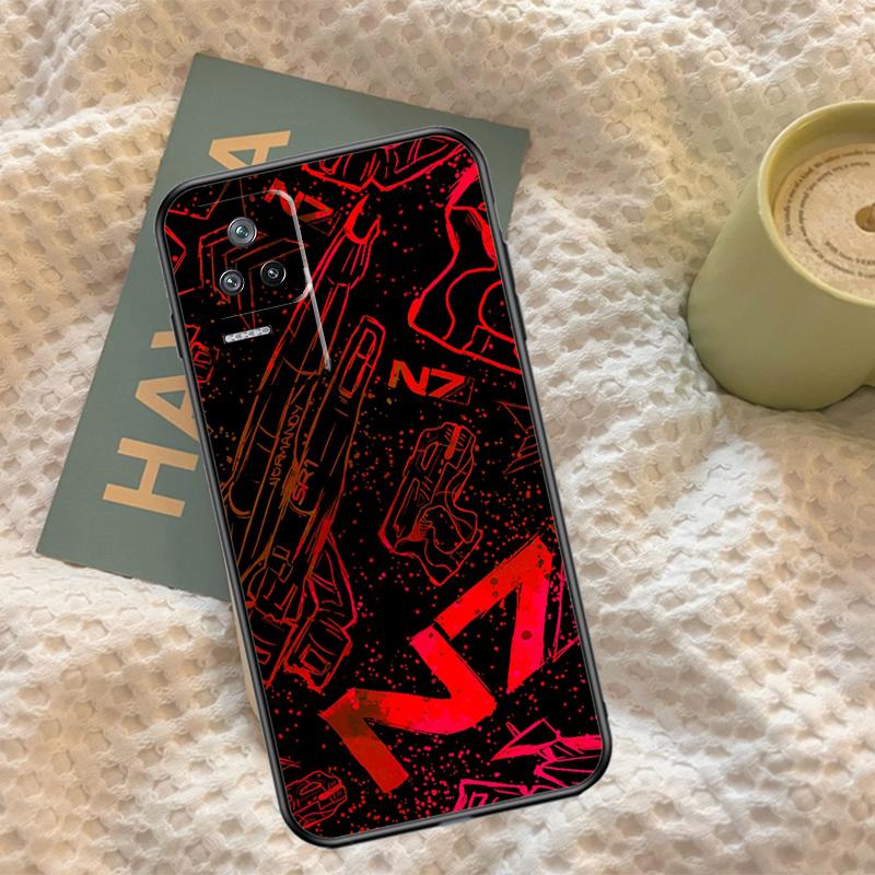N7 Mass Effect Case For Xiaomi 13 14 15 Ultra 11T 12T 13T 14T Pro POCO X7 Pro X3 X5 F5 F6 M6 X6 Pro Cover