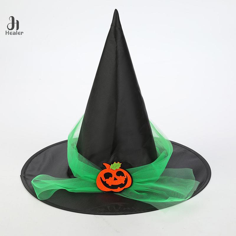 Halloween Hats Decoration Props Cosplay Witch Net Gauze Headwear Witch Halloween