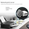 NP330 USB 2.0 Print Server Rj45 100Mbps Mini Netzwerk-Druckserver-Adapter