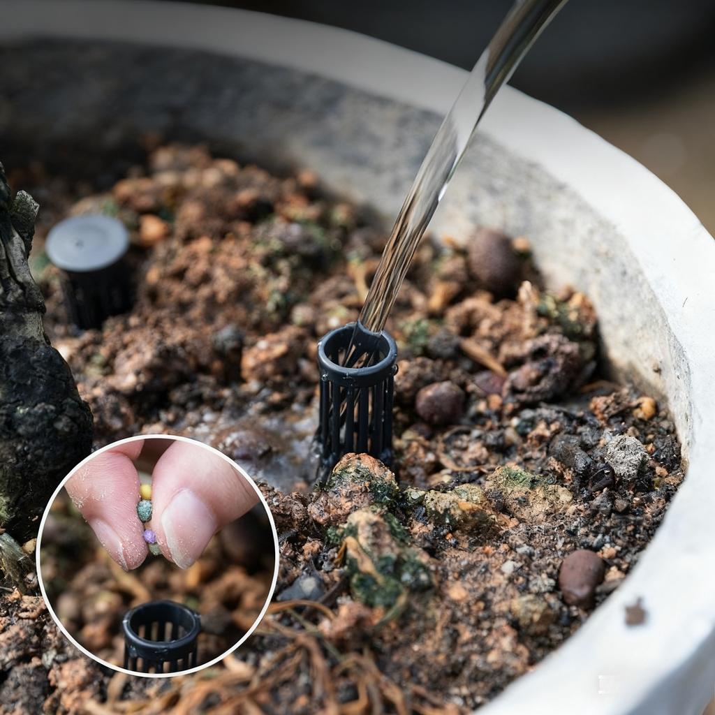 Pot Soil Ventilation Pipe, Breathable Pipe, Pot Soil Breathable Flowerpot Bottom, Extended Soil Flower Fertilization Pipe