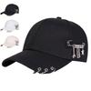 Unisex Eisenring Baseballkappen Frühling Herbst Outdoor Sonnenschutzmütze Verstellbar Lässig Trucker-Kappen