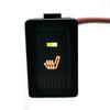 1PC Car LED Parking Radar Seat Steering wheel Mirror Heating Diff Lock Switch Button For Suzuki SX4 Swift Grand Vitara 2006-2012