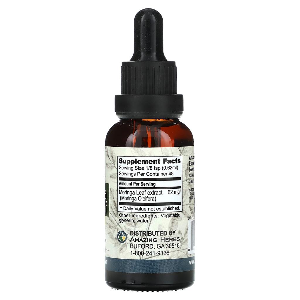 Moringa Leaf, Liquid Extract, 30 mL (1 Fl Oz)