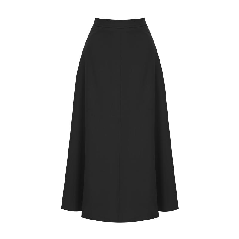 T View Feminine Cutout A-Line Skirt_V6A-Csk030