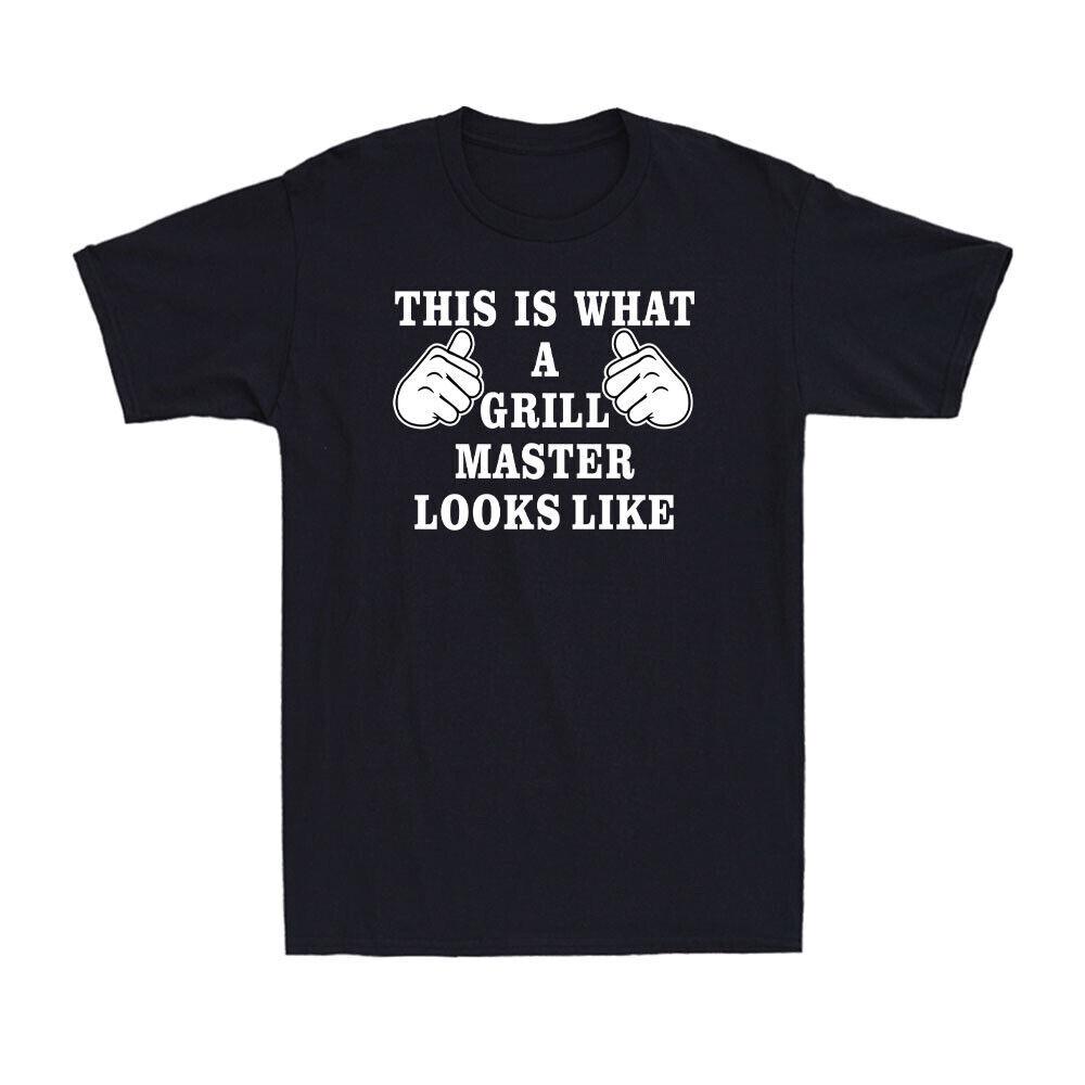 This Is What Grill Master Looks Like Funny grilling Cooking Men s T-Shirt XXL