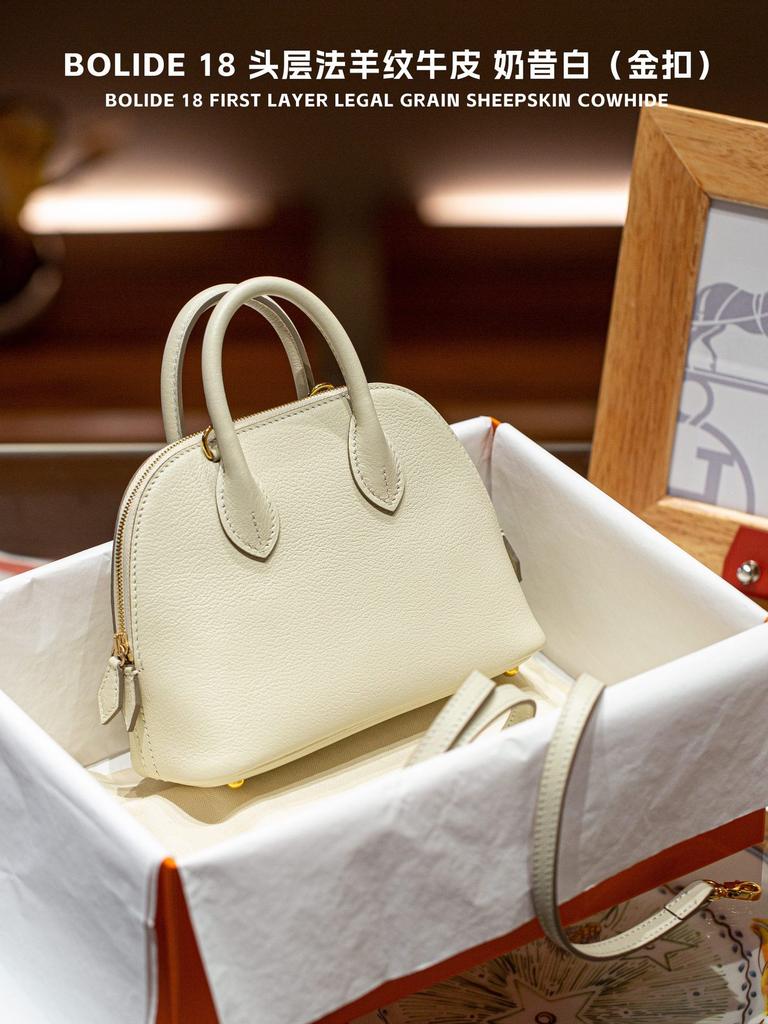 Lagerfeld Bolider 18cm Achseltasche Vollrindleder Halbhandgefertigt Handgenäht Temperaturerhaltungsball Echtes Leder Patchwork Damen Tasche