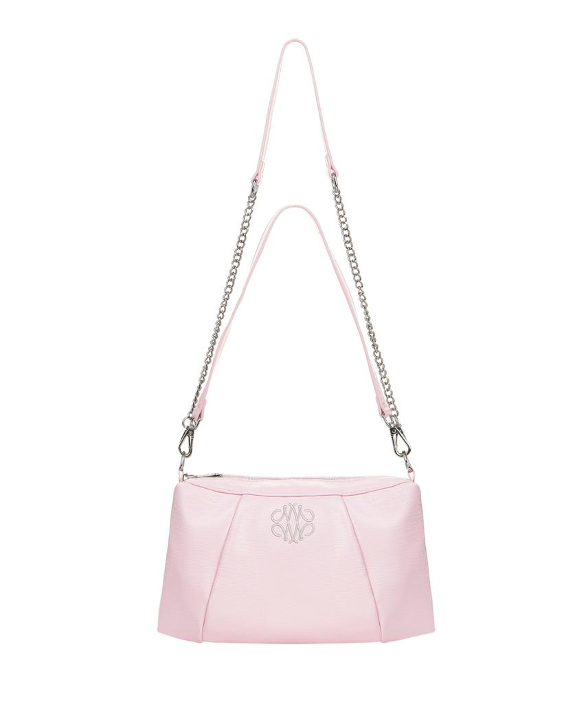 NickNicole Nicole Square Shoulder Mini Chain BagPink