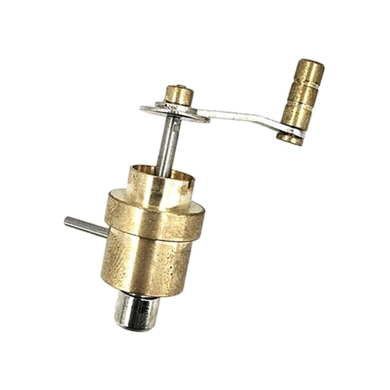 High Precisions Mainspring Winder Copper Colored Watch Repair Tool Metal Texture Suitable for Various Movement Types