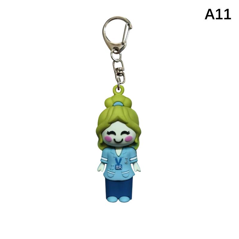 Paw Print Girl Shaped Ampoule Bottle Opener Keychain Rubber Cutter Aid Medication Vial Breaker Tool For Home Nurses And Doctors