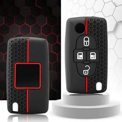 Silikonowe etui na kluczyki samochodowe, pokrowiec ochronny do Peugeot 207 307 308 407 607 807 do Citroen C2 C3 C4 C5 C6