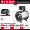 Chao Jing Yan Stainless Steel Industrial Axial Flow Fan CN Plug (adapter Included)