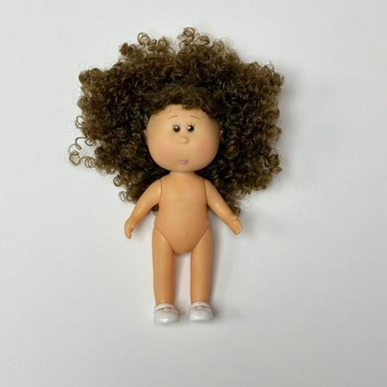 14CM Handmade Naked Potato Doll Figure, DIY Mini Spanish Design.