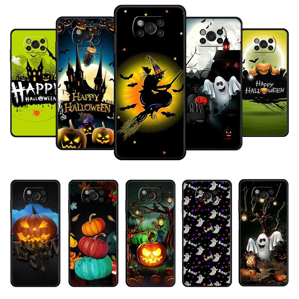 

Чехол с призраком ведьмы на Хэллоуин для Xiaomi POCO X3 X4 NFC M3 M4 Pro F3 F4 GT F1 для Mi 12 11T 10T 9T 11 Note 10 Lite Shell