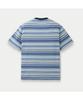 Silijeu Washed Striped Short Sleeve T-Shirt Satam26761Bul