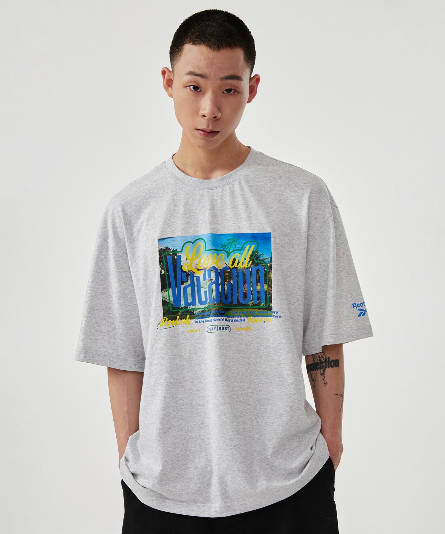 

ФУТБОЛКА REEBOK LOVE ALL SUMMER СЕРАЯ