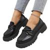 Loafer in Übergröße Damen Frühjahr und Sommer 2025 neue Lackleder Schleife Mary Jane Schuhe Freizeitschuhe