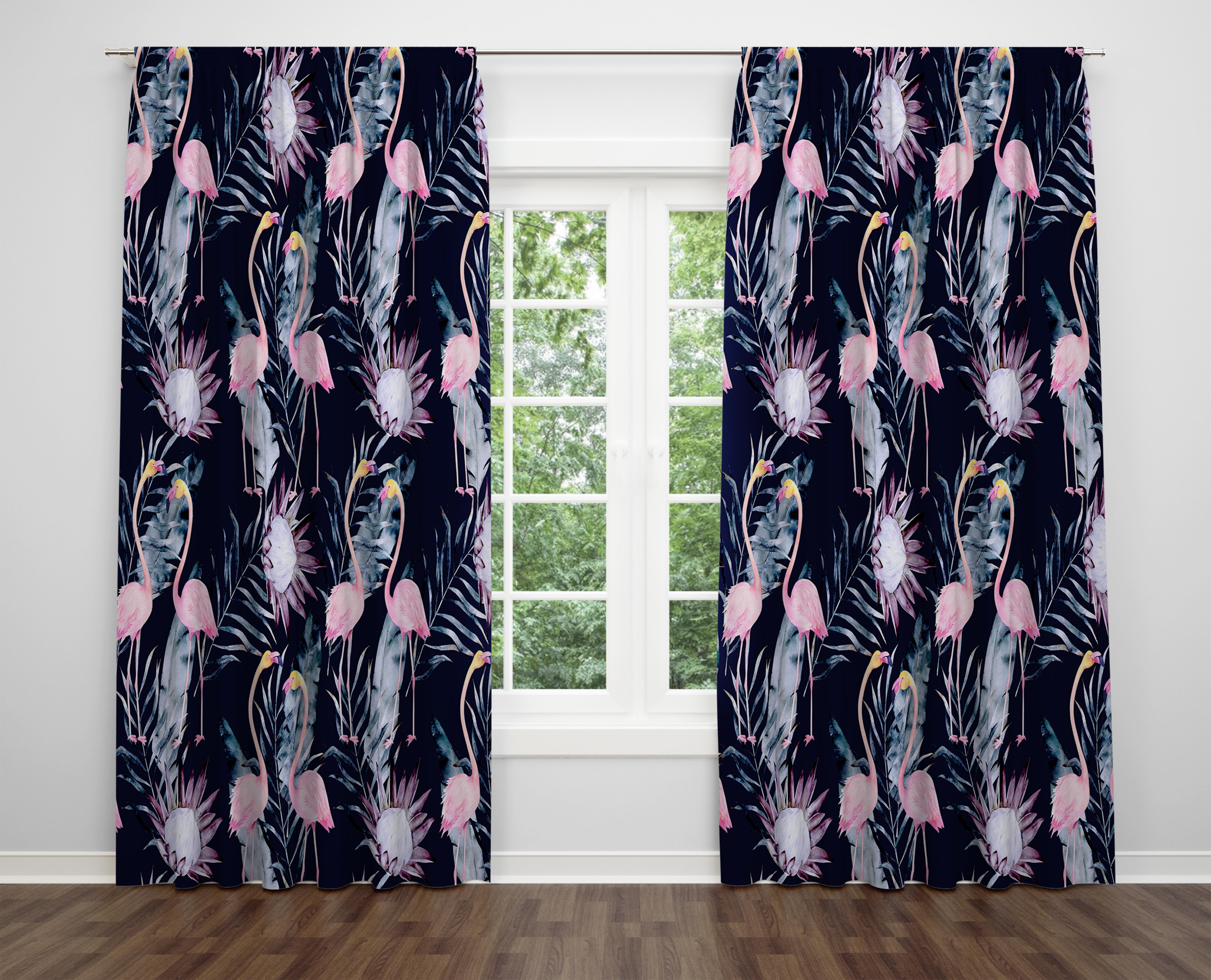 

Декоративний дизайн, високоякісна бавовняна тканина, ви можете вибрати одну або подвійну фіранку з крила 1 piece різнокольоровий