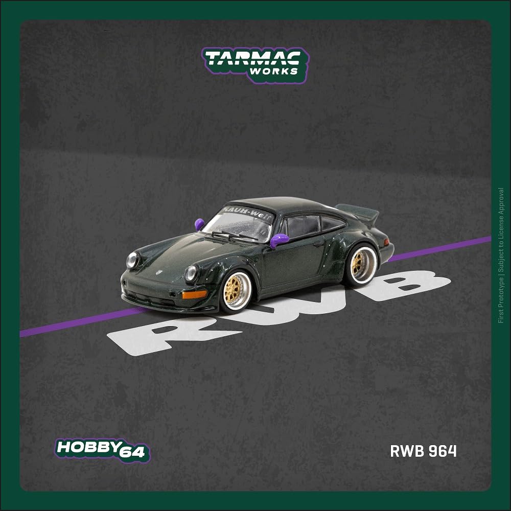Speedmaster Japan TARMACWORKS RWB 964 Green Finished Model 1/64 T64-037-GR