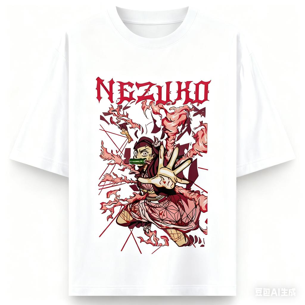 Demon Slayer Anime Printing Oversized Cotton Tshirt Men and Women Comfortable Harajuku Trend Y2K  Summer Short Sleeve Tshirt