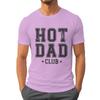Hot Dad Club T-shirts for Men Summer Short-sleeved Tees Fathers Day Classic Tops Tie-dye Men Clothes Crew Neck Dad Casual Tops