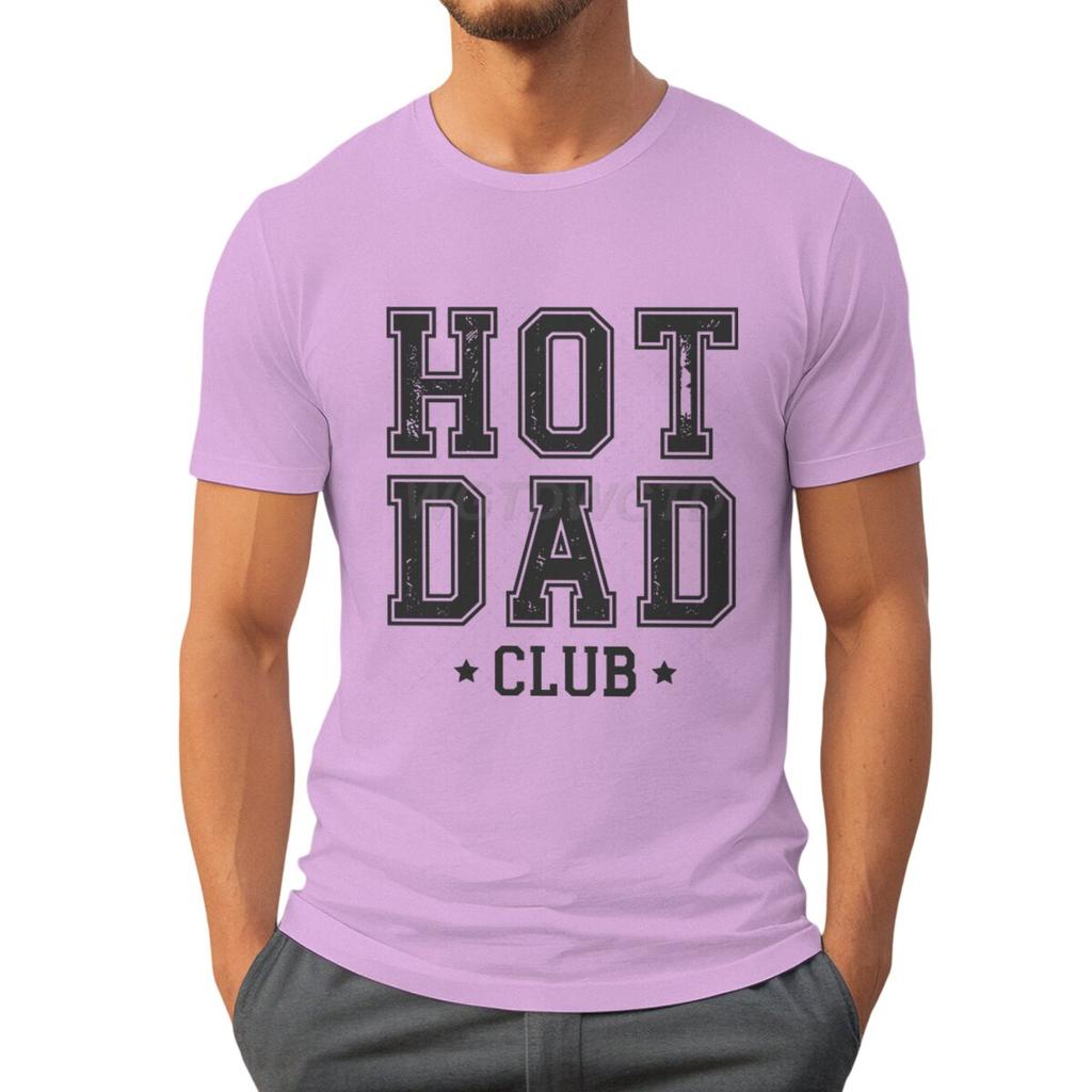 Футболки Hot Dad Club для мужчин Летние футболки с коротким рукавом День отца Классические топы Тай-дай Мужская одежда Круглый вырез Папа Повседневные топы