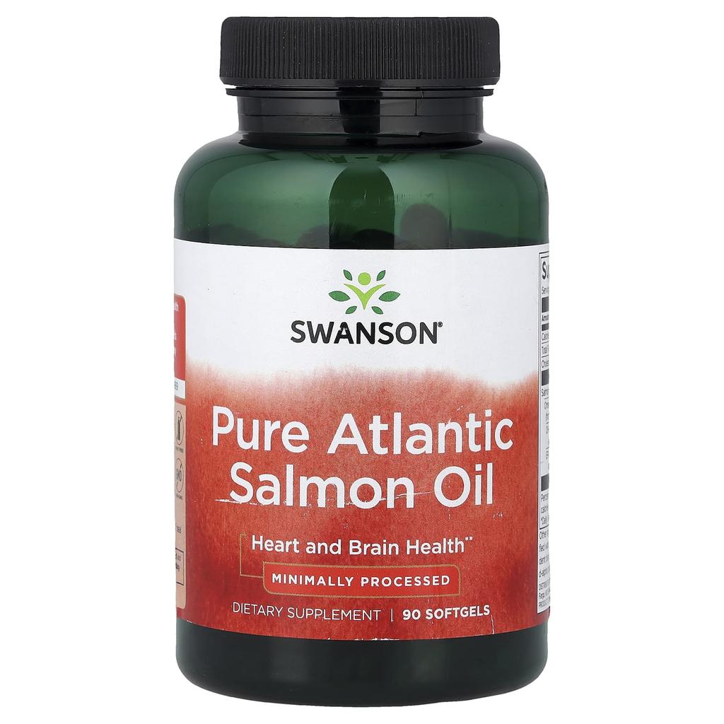 Swanson, Pure Atlantic Salmon Oil, 90 Softgels