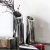 Artistic Misplacement Geometric Metal Vase Table Decoration Flowers Arrangement Dried Flower Floral Vases Room Aesthetic Decor