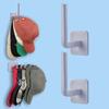 Baseball Caps Holders L Shape Hat Hangers Strong Adhesive Hat Rack Organizers Wall Mounted Cloth Hanger Easy To Install