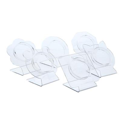 Espositore per Braccialetti in Acrilico per 12 Braccialetti Trasparente Organizer per Gioielli per Bancone del Negozio e Display per Conservazione Domestica