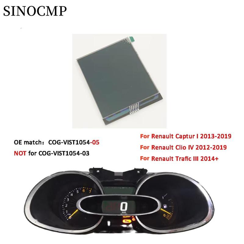 Car Instrument Cluster LCD Display COG-VIST1054-05 For Renault Clio IV 2012-2019 Captur I 2013-2019 Trafic III 2014 onwards