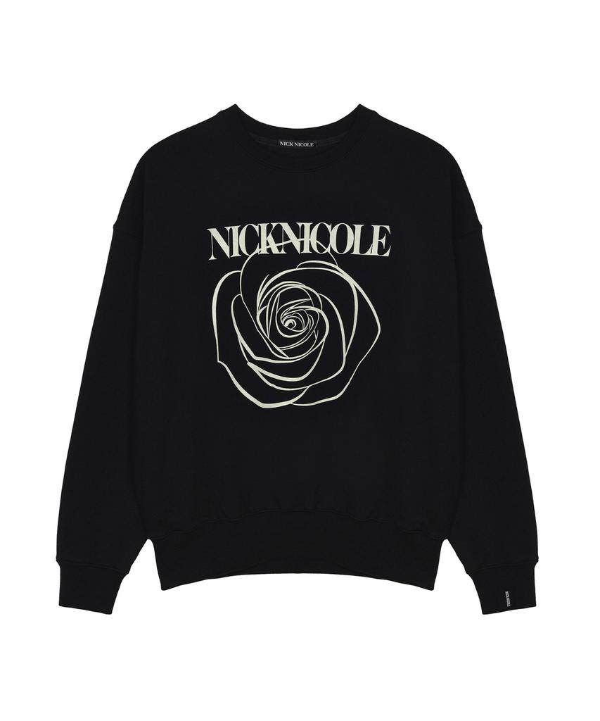 Nigaennikol Nicole Rose Printing Sweatshirt_12 Color