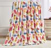 Sweet Ice Cream Throw Blanket Super Soft Warm Blanket For Couch Bed Sofa Office Car,Cozy Flannel Plush Blanket Gift For Girl Boy