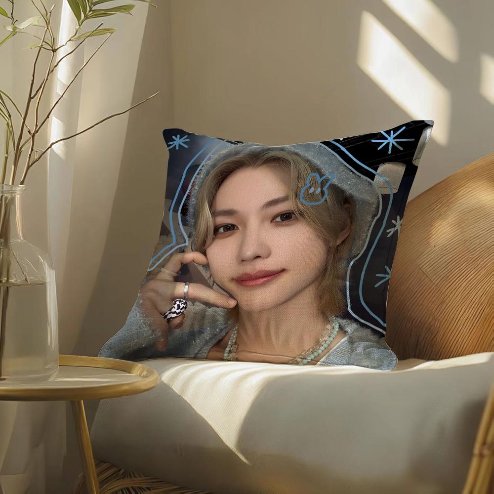 S-Strayskidssf-Felixs Pillow Case Pillowcase, Double-Sided Printed, Sofa Cushion, Bedroom Headboard